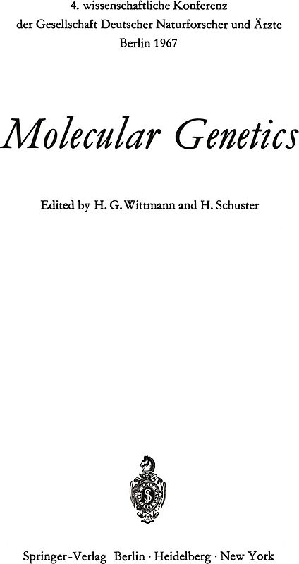 Molecular Genetics