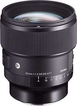 Sigma A 85 mm F1.4 DG DN 77 mm Obiettivo (compatible con Sony E-mount) nero