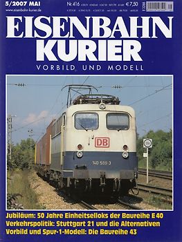 Eisenbahn - Kurier 5/2007: Nr. 416 - Vorbild und Modell [Broschiert]