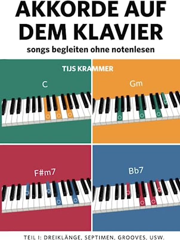 Akkorde auf dem Klavier: Songs begleiten ohne Notenlesen