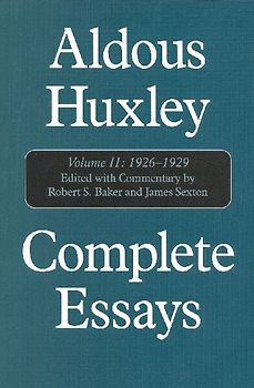 Aldous Huxley Complete Essays