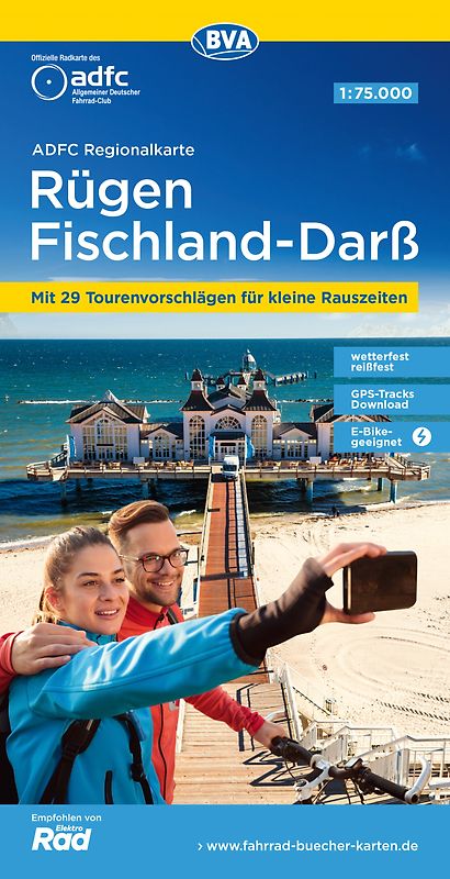 BVA ADFC Regionalkarte Rügen Fischland-Darß 1:75.000