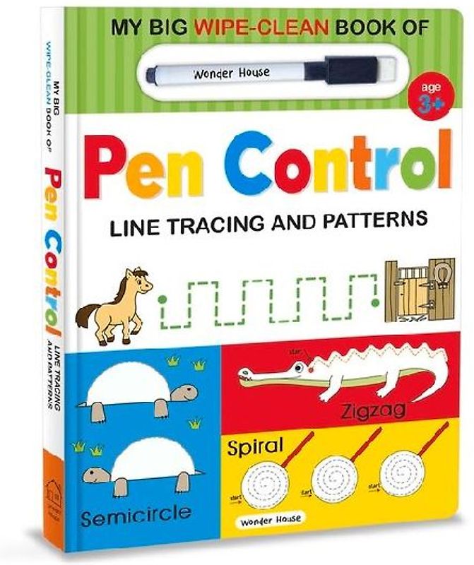 My Big Wipe and Clean Book of Pen Control for Kids