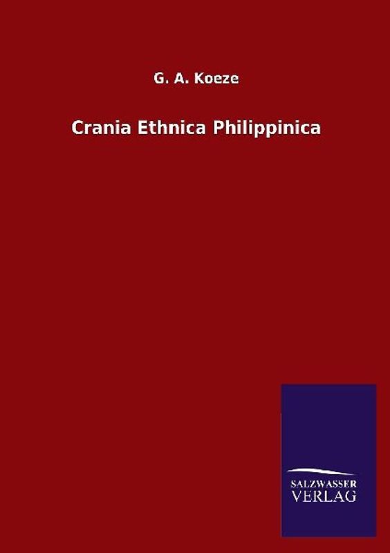 Crania Ethnica Philippinica