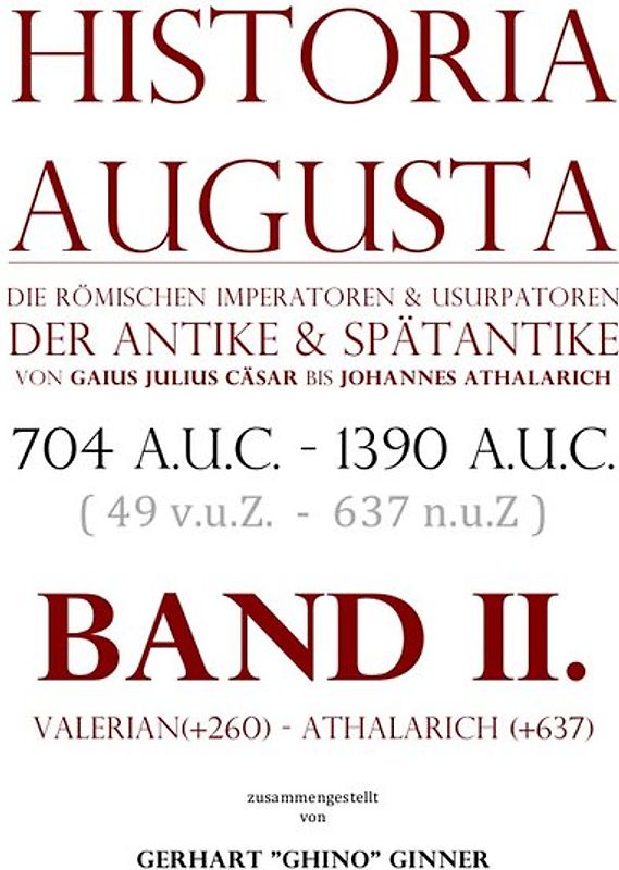 HISTORIA AUGUSTA Band II.