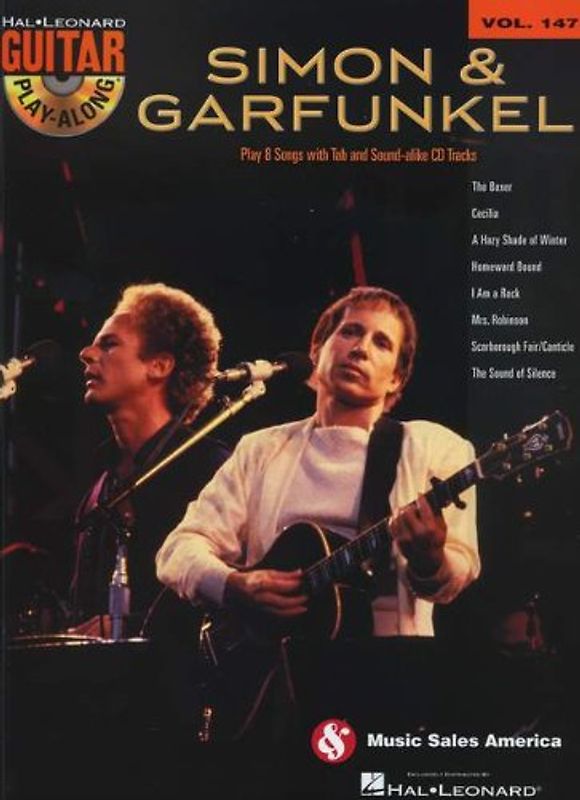 Guitar Play Along Volume 147 Simon & Garfunkel Gtr BK/CD - Various