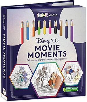 Disney 100: Movie Moments (Colouring Book and Pencil Set)
