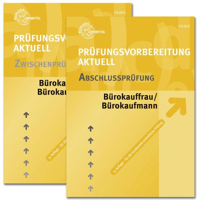 Prüfungsvorbereitung aktuell - Bürokauffrau/ Bürokaufmann. Zweibändiges Gesamtpaket