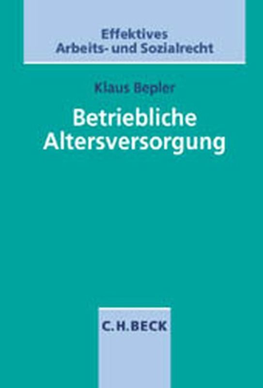 Betriebliche Altersversorgung