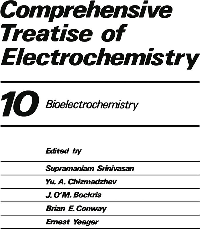Comprehensive Treatise of Electrochemistry