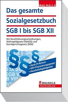Das gesamte Sozialgesetzbuch SGB I bis SGB XII. Mit Durchführungsverordnungen, Wohngeldgesetz (WoGG) und Sozialgerichtsgesetz (SGG); Erscheint zweimal jährlich; Abonnenten haben besondere Vorteile!
