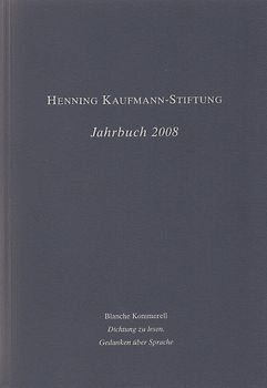 Henning-Kaufmann-Stiftung Jahrbuch 2008