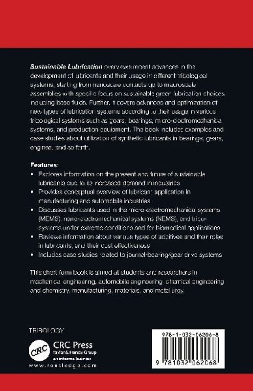 Sustainable Lubrication