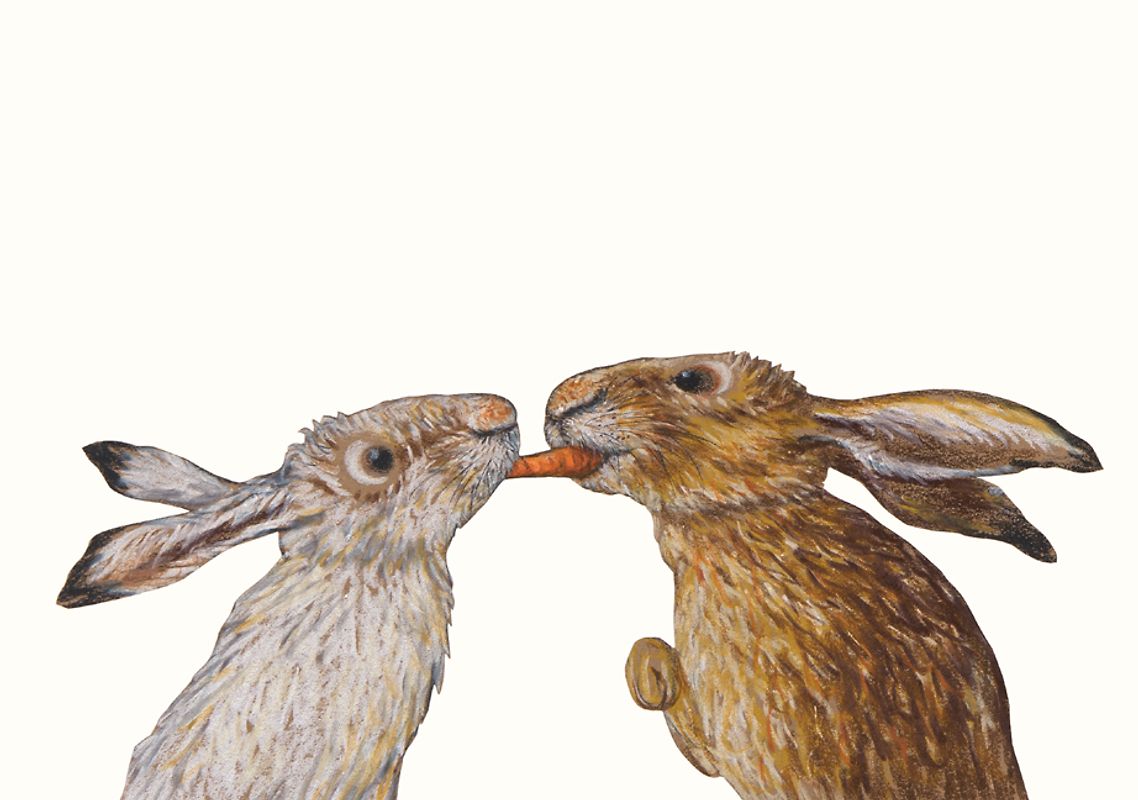 Karottenkuss Postkarte VE 1=10