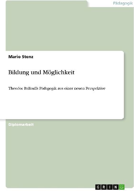 Bildung und Möglichkeit