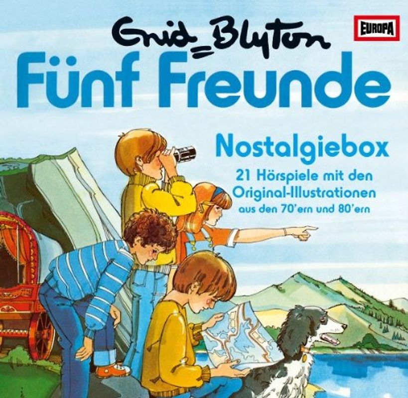Fünf Freunde - Nostalgiebox: 21 Hörspiele mit den Original-Illustrationen aus den 70'ern & 80 'ern