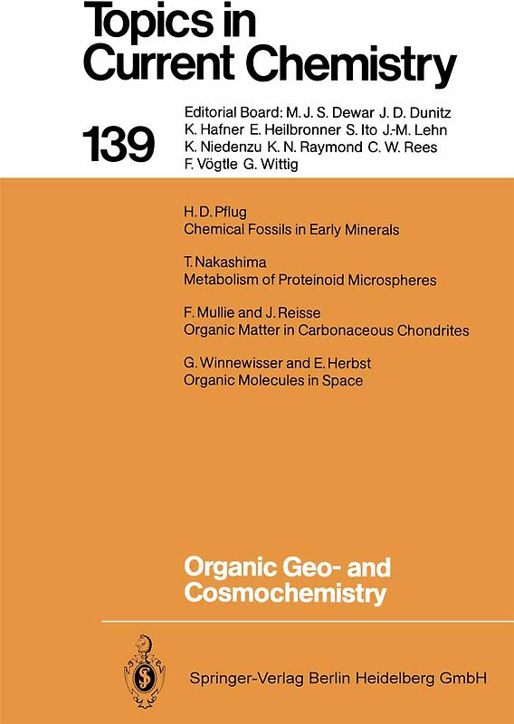 Organic Geo- and Cosmochemistry