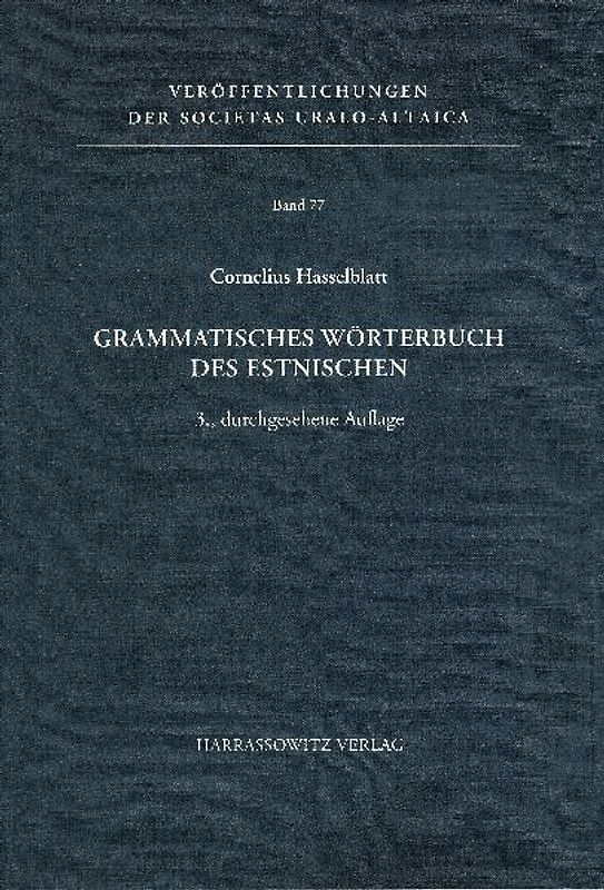 Grammatisches Wörterbuch des Estnischen