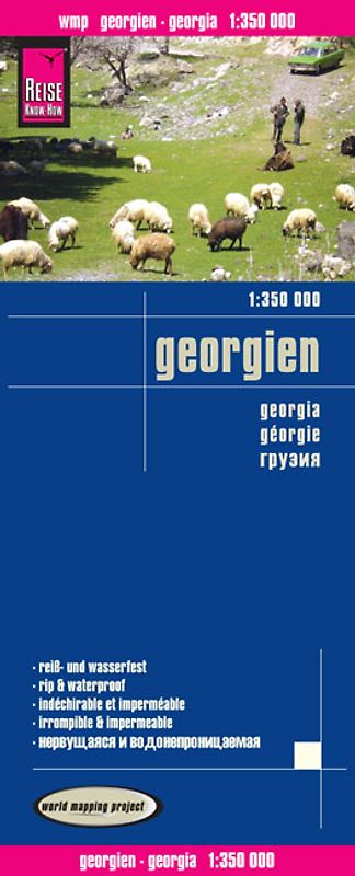 Reise Know-How Landkarte Georgien / Georgia (1:350.000)