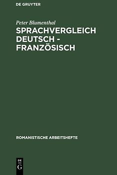 Sprachvergleich Deutsch - Französisch