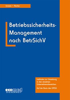Betriebssicherheits-Management nach BetrSichV