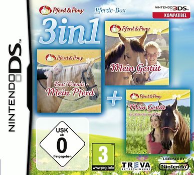 3in1 Pferde-Box: Best Friends: Mein Pferd + Mein Gestüt + Mein Gestüt: Ein Leben für die Pferde Nintendo DS