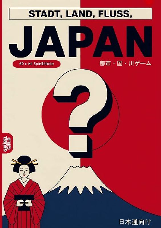 Stadt, Land, Fluss, Japan