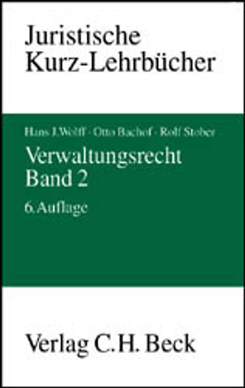 Verwaltungsrecht  Bd. 2