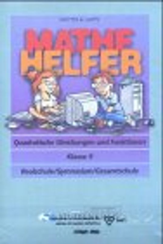 Mathe Helfer "Quadratische Gleichungen und Funktionen". Klasse 9, mit Lösungsheft