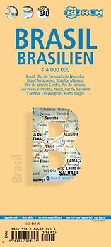 Brazil, Brasilien, Borch map
