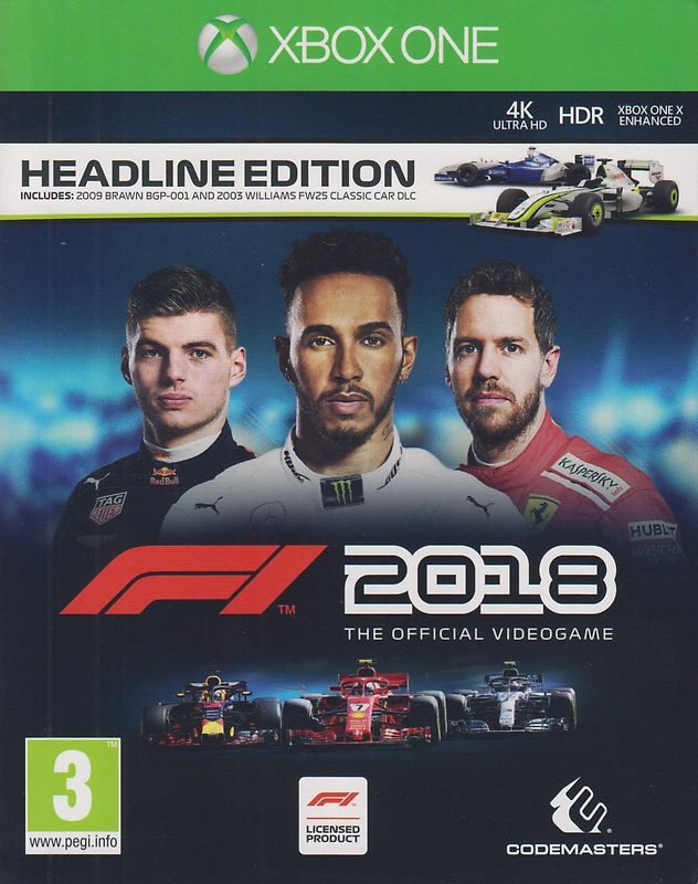 F1 2018 [Headline Edition, EU Import] Xbox One