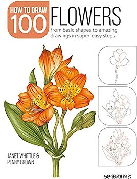 How to Draw 100 Flowers: From Basic Shapes to Amazing Drawings in Super-Easy Steps