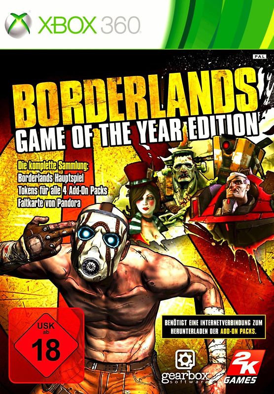 Borderlands [Game of the Year Edition, Classics] Xbox 360