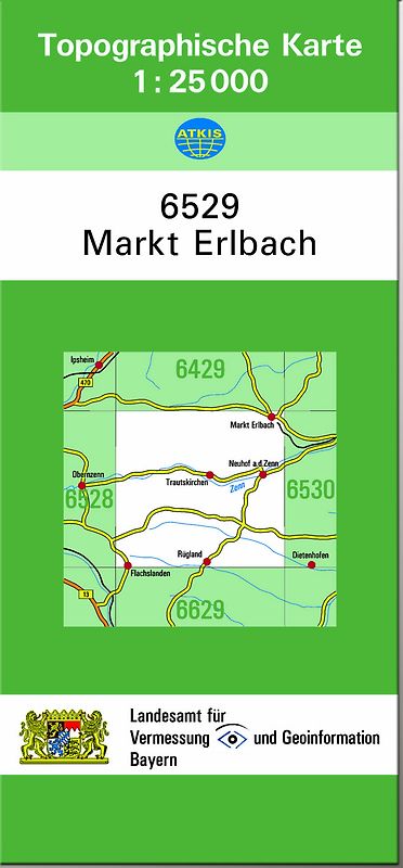 TK25 6529 Markt Erlbach