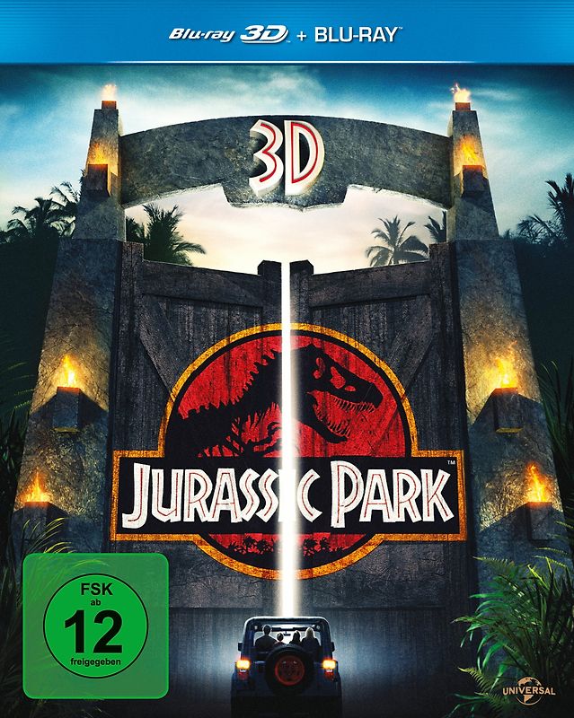 Jurassic Park 3D [2 Discs, inkl. 2D Version] 3D Blu-ray Disc