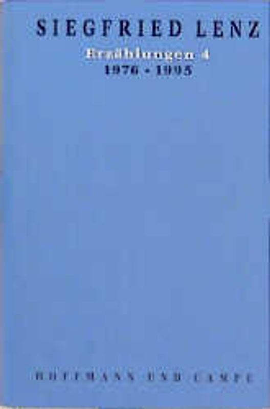 Werkausgabe in Einzelbänden / Erzählungen 4