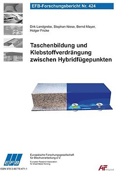 Taschenbildung und Klebstoffverdrängung zwischen Hybridfügepunkten