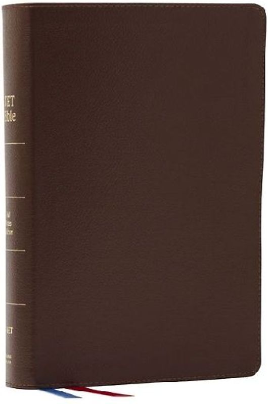 Net Bible, Full Notes Edition (Net, Brown Genuine Leather, Comfort Print)