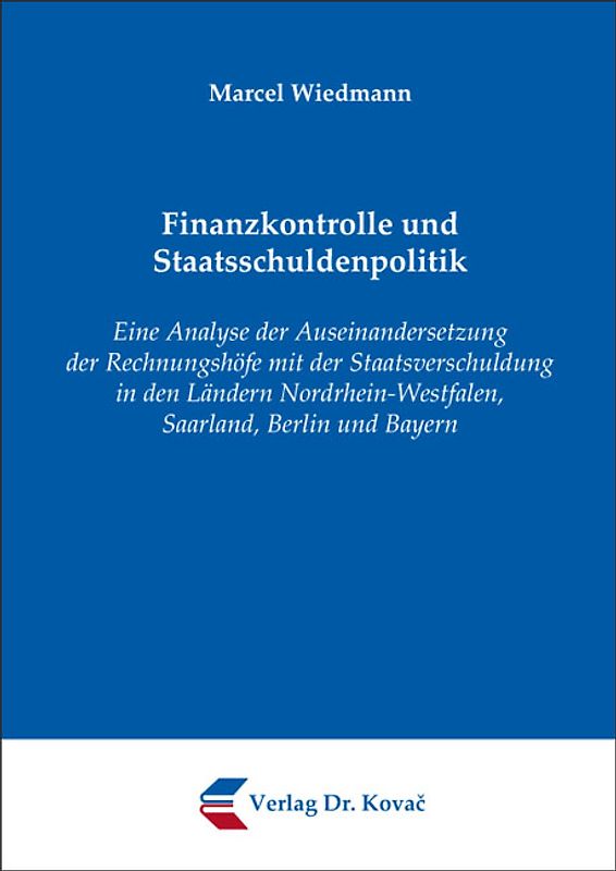 Finanzkontrolle und Staatsschuldenpolitik