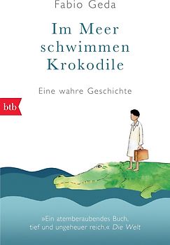 Im Meer schwimmen Krokodile