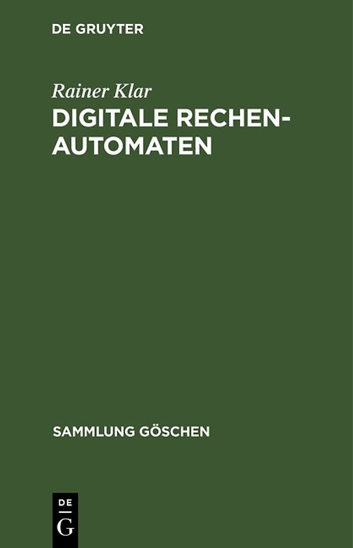 SG1241A KLAR:DIGITALE RECHENAUTOMATEN AE 1A