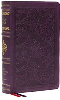 Nkjv, Personal Size Reference Bible, Sovereign Collection, Leathersoft, Purple, Red Letter, Comfort Print