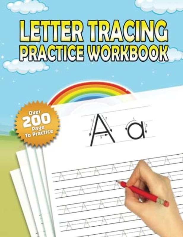 Letter Tracing Practice Workbook: Alphabet Handwriting Practice workbook for kids: Preschool writing Workbook with Sight words for Pre K, Kindergarten ... Preschool & Kindergarten). 8.5 x 11 inches