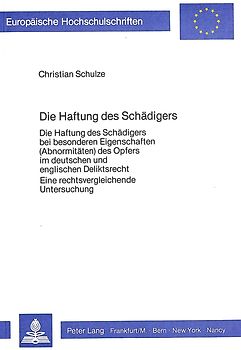 Die Haftung des Schädigers