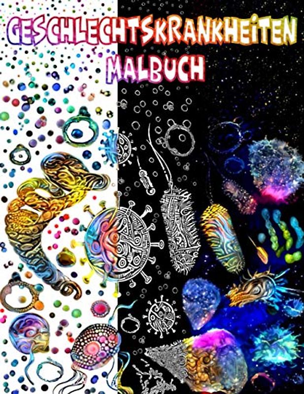 Geschlechtskrankheiten Malbuch: Lustig Geschlechtskrankheiten Ausmalen