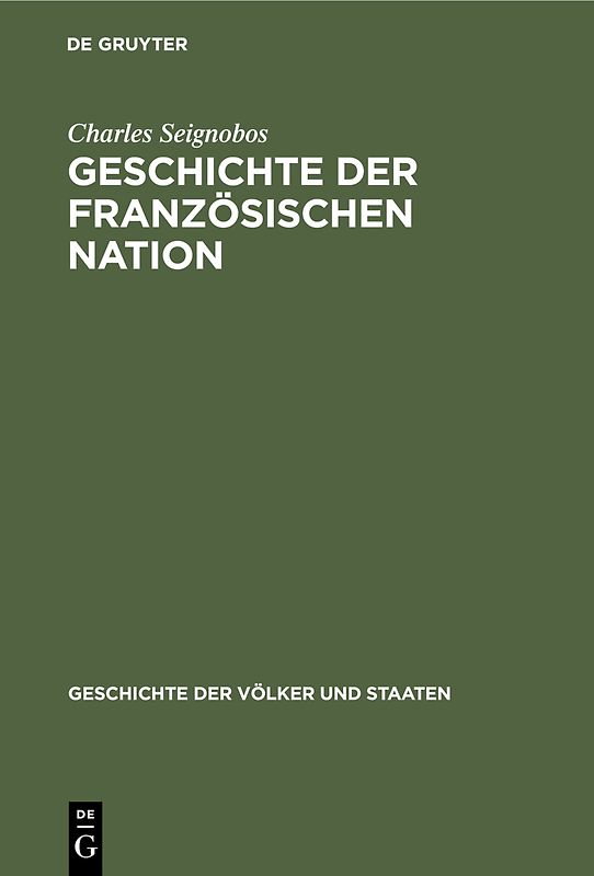 Geschichte der französischen Nation