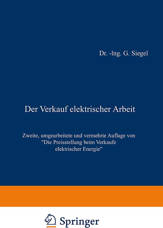 Der Verkauf elektrischer Arbeit