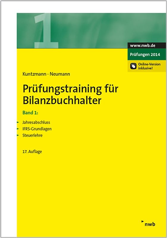 Prüfungstraining für Bilanzbuchhalter, Band 1
