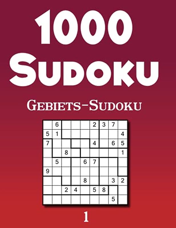 1000 Sudoku Gebiets-Sudoku 1