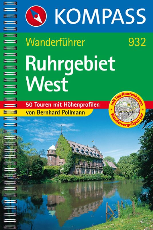Ruhrgebiet West. Wanderführer mit Tourenkarten, Höhenprofilen und Wandertipps